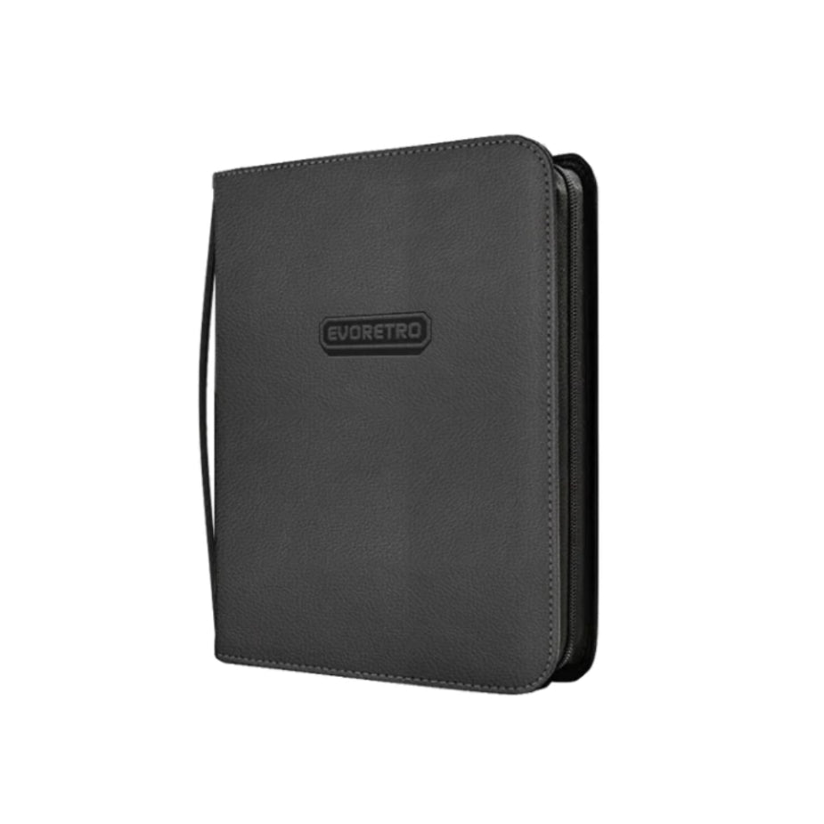 EVORETRO Black Toploader Binder 3x3, 216 Card