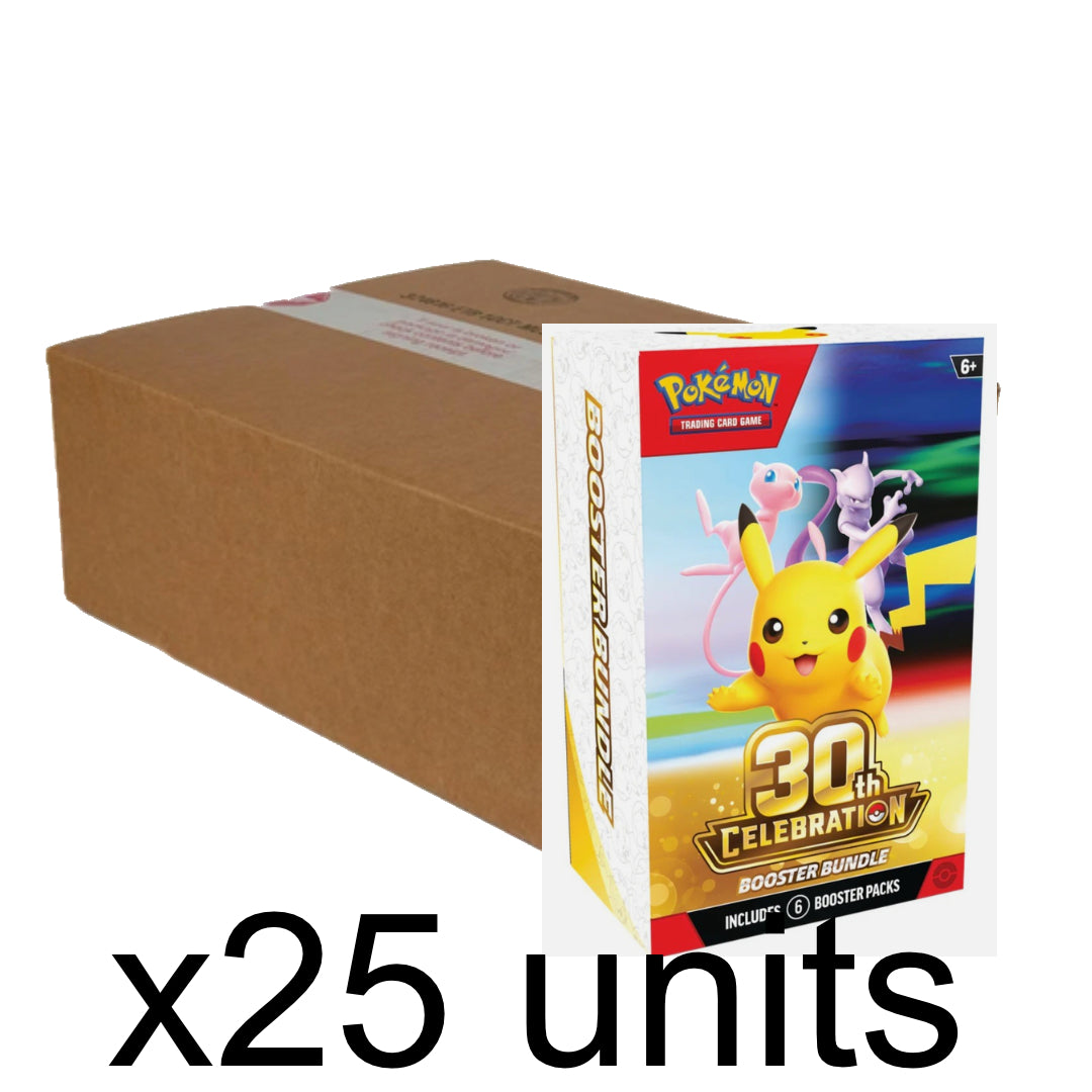 Pokemon-30th celebration Booster Bundle Case (25 units)