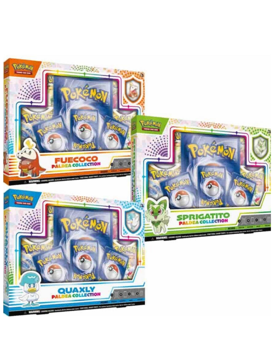 Pokemon- Paldea Partners Pin Collection Box Trio Set