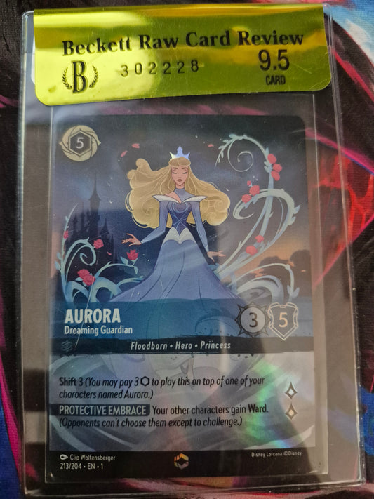 Lorcana-Aurora Encahnted BGS raw reviewed 9.5