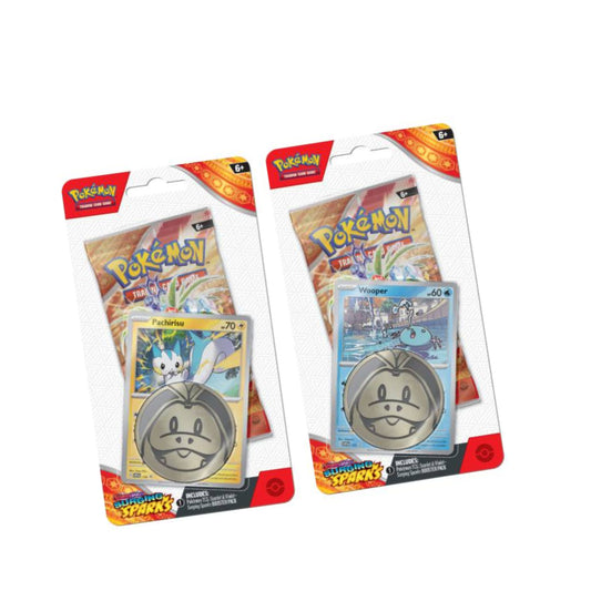 Pre-Order-Pokemon-Surging Sparks Checklane Blister Bundle of 2