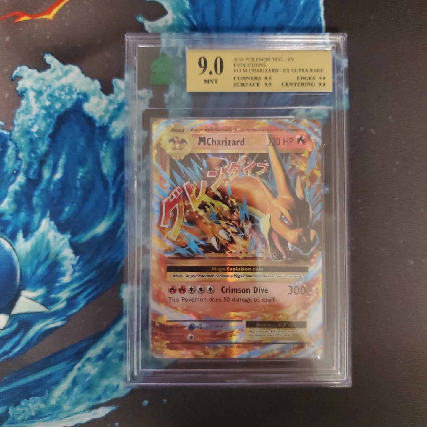 MNT 9.0- M Charizard EX- XY Evolutions