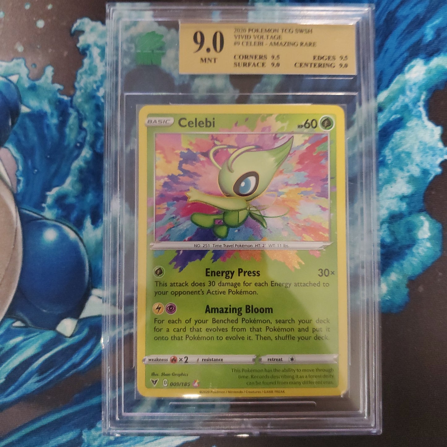 MNT 9.0- Celebi Amazing Rare