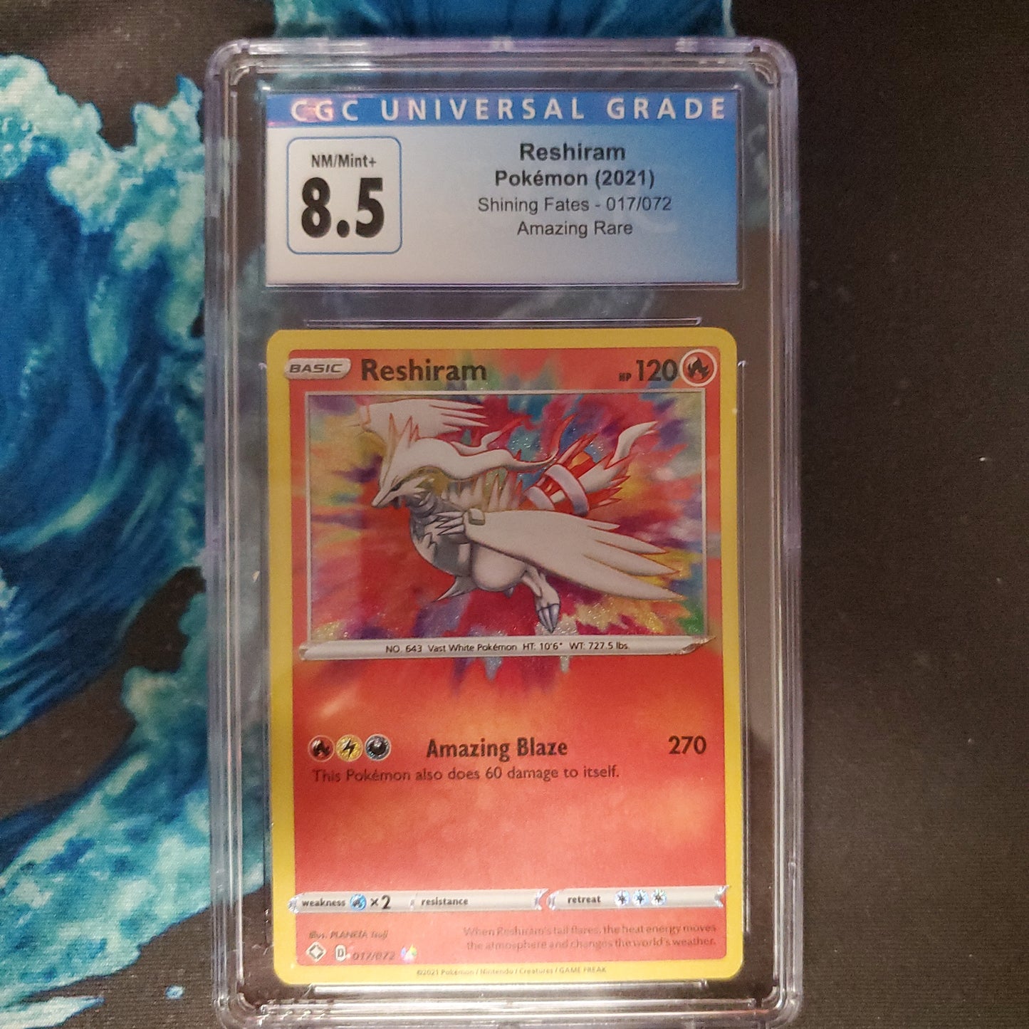 CGC 8.5 Amazing Rare Reshiram