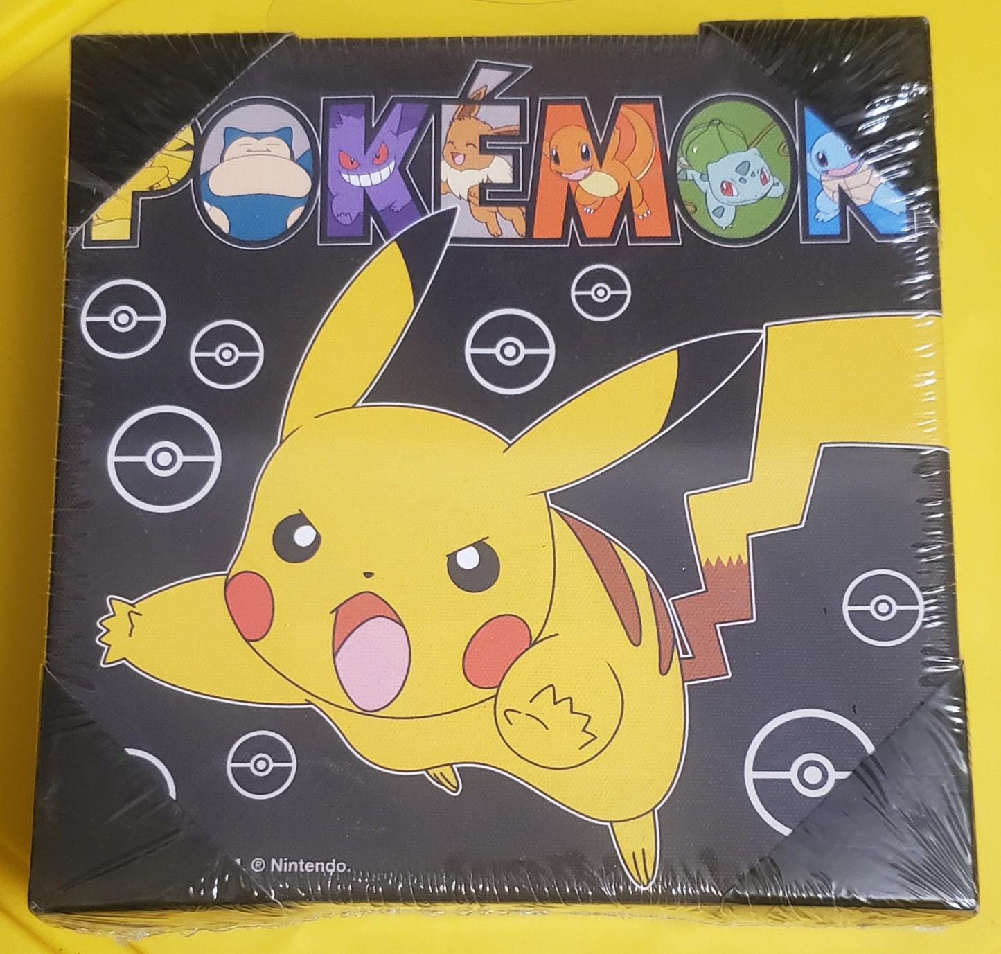 Pokemon - Pikachu Wall Art - Small Canvas 6x6